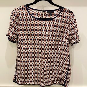 J. Crew silk top